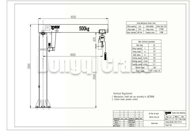 Kg Workstation Pillar Jib Crane Helps Tonys Business In Australia