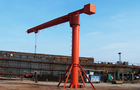 Pillar jib crane