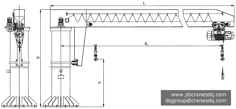 Fixed Column-type Jib Crane