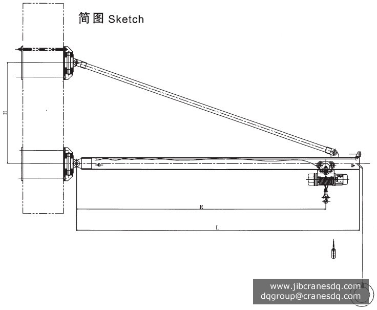 Wall Fixed Jib Crane