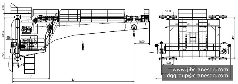 Wall-type Travelling Jib Crane